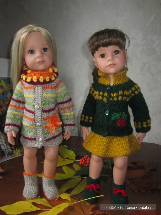 Осенние краски. Одежда для кукол Готц | Бэйбики Осенние краски. Одежда для кукол Готц (фото 9)