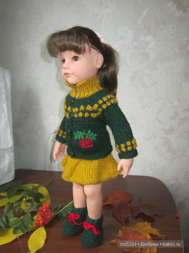 Осенние краски. Одежда для кукол Готц | Бэйбики Осенние краски. Одежда для кукол Готц (фото 6)