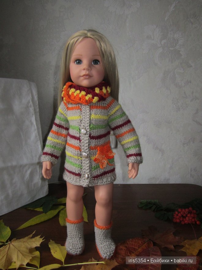 Осенние краски. Одежда для кукол Готц | Бэйбики Осенние краски. Одежда для кукол Готц (фото 4)