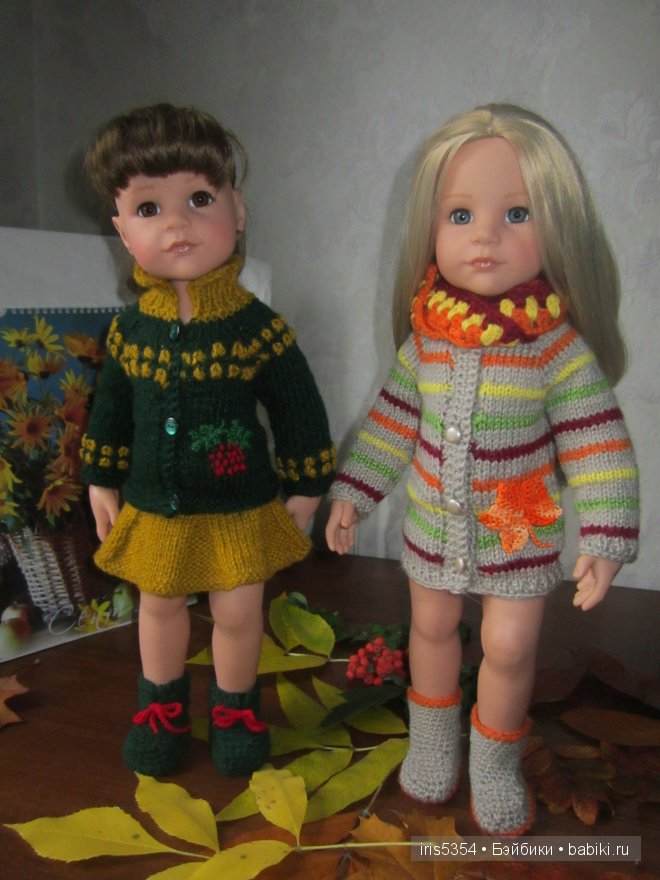 Осенние краски. Одежда для кукол Готц | Бэйбики Осенние краски. Одежда для кукол Готц (фото 8)