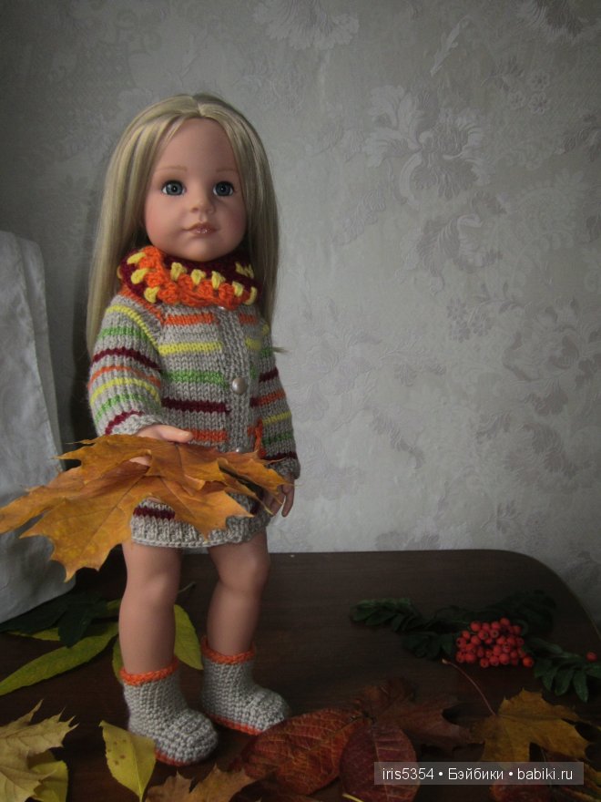 Осенние краски. Одежда для кукол Готц | Бэйбики Осенние краски. Одежда для кукол Готц (фото 3)