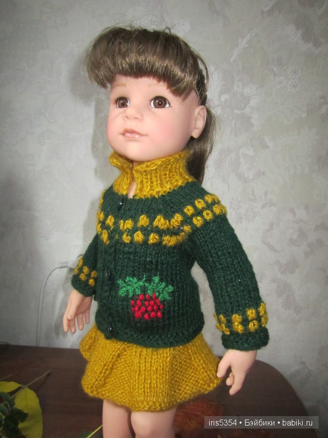 Осенние краски. Одежда для кукол Готц | Бэйбики Осенние краски. Одежда для кукол Готц (фото 7)