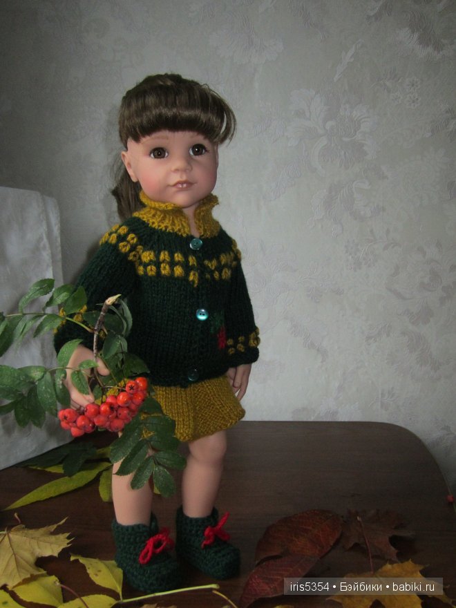 Осенние краски. Одежда для кукол Готц | Бэйбики Осенние краски. Одежда для кукол Готц (фото 5)