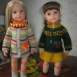 Осенние краски. Одежда для кукол Готц.