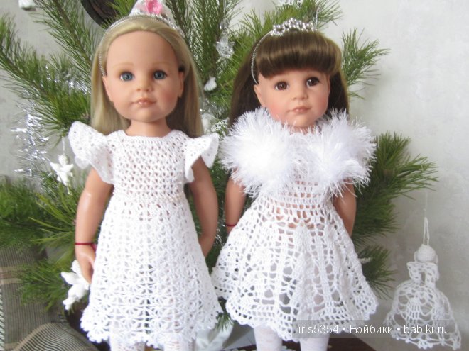 Девочки (куклы Готц) готовятся к Рождеству