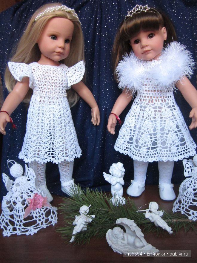 Девочки (куклы Готц) готовятся к Рождеству (фото 7)