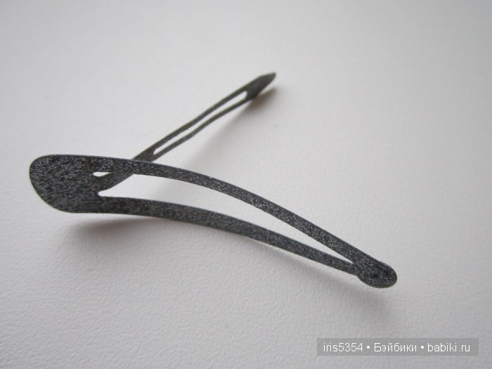 заколка с незабудками для куклы своими руками