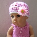 Одеваю Кимми (Готц). Вязание. Ленивый жаккард.