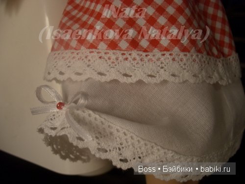 Мастер класс. Как появляется платье для куклы