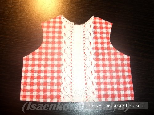 Мастер класс. Как появляется платье для куклы (фото 3)