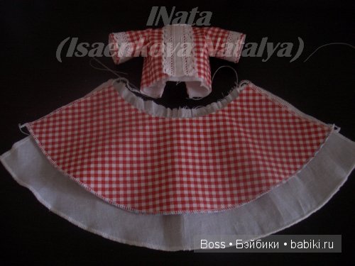 Мастер класс. Как появляется платье для куклы