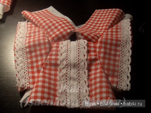 Мастер класс. Как появляется платье для куклы (фото 7)