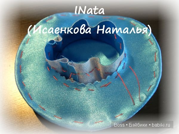 Делаем простую шляпку | Бэйбики Делаем простую шляпку — Одежда и обувь для кукол своими руками: фото