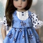 Платье с сердечками для кукол Little Darling Дианны Эффнер