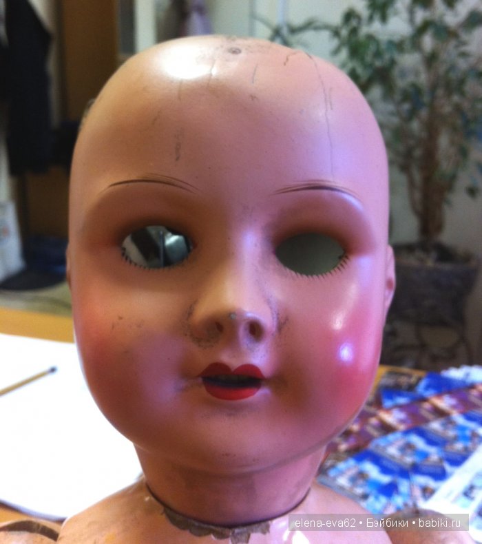 Эффект куколки | Бэйбики Эффект куколки — Реставрация антикварных кукол: ремонт фарфора (фото 4)