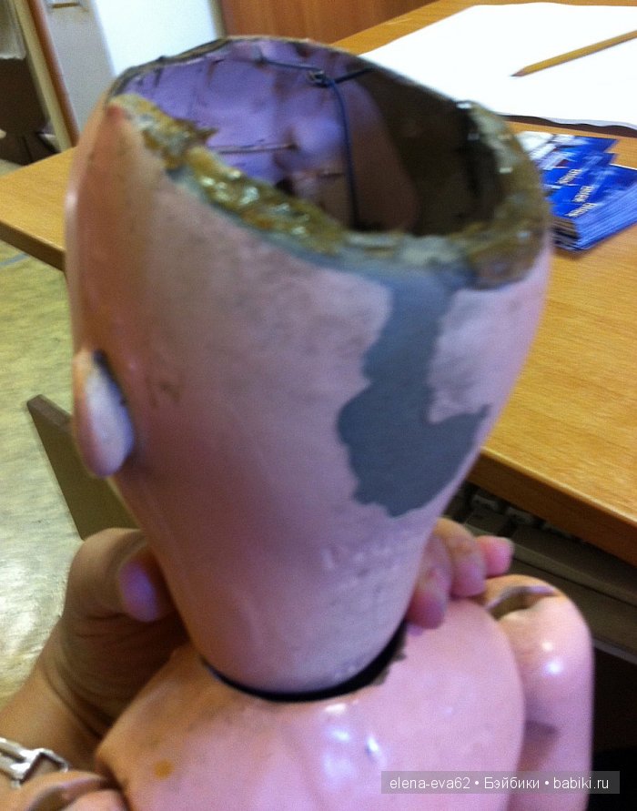 Эффект куколки | Бэйбики Эффект куколки — Реставрация антикварных кукол: ремонт фарфора (фото 5)
