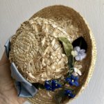 Шляпка из натуральной соломки