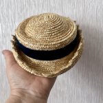 Соломенная шляпа для антикварных красавиц