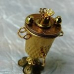 Миниатюрный самовар для куклы своими руками. Мастер-класс