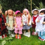 Мои девчонки 2008 года дождались приезда СИНИ и КИНЬЯ от Annette Himstedt