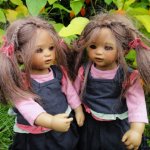 Нашу малышку РЕКИ посетила ее близняшка от Annette Himstedt