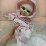 Авторская кукла Кнопочка методом сухого валяния