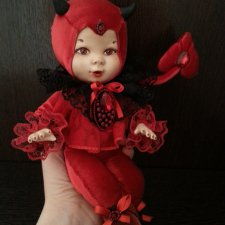 Дьяволяшик. Авторская кукла ручной работы