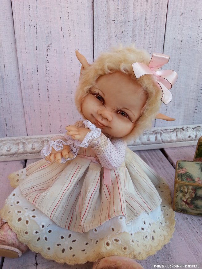Детка-Эльфик, кукла тедди долл