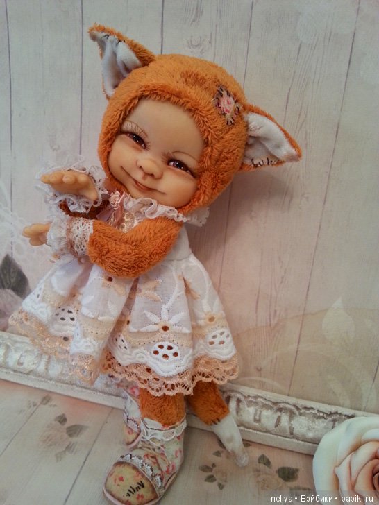 Лисонька, кукла тедди долл