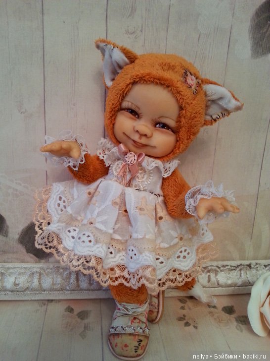 Лисонька, кукла тедди долл (фото 2)