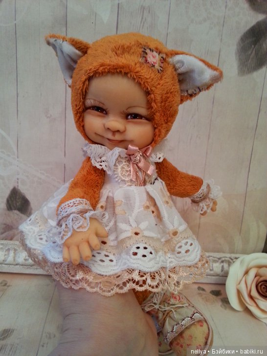 Лисонька, кукла тедди долл (фото 5)