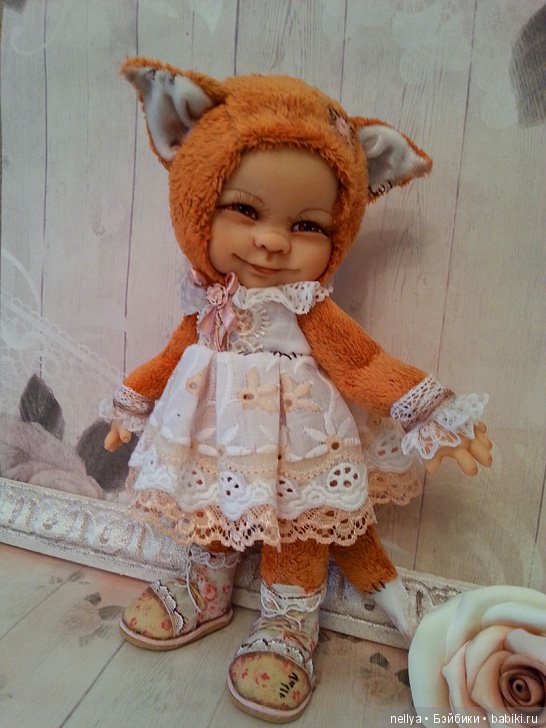 Лисонька, кукла тедди долл (фото 3)