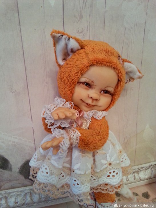 Лисонька, кукла тедди долл (фото 6)