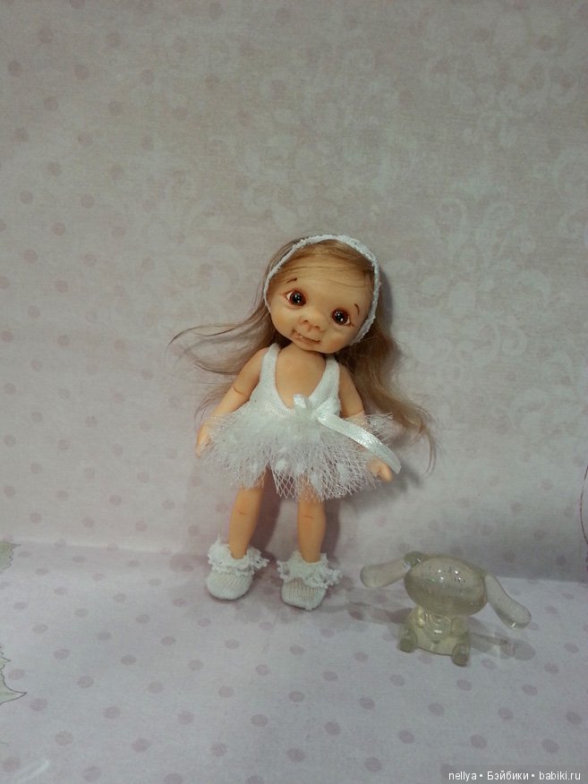 Балеринка. Мини кукла — Авторские миниатюрные куклы: лепка