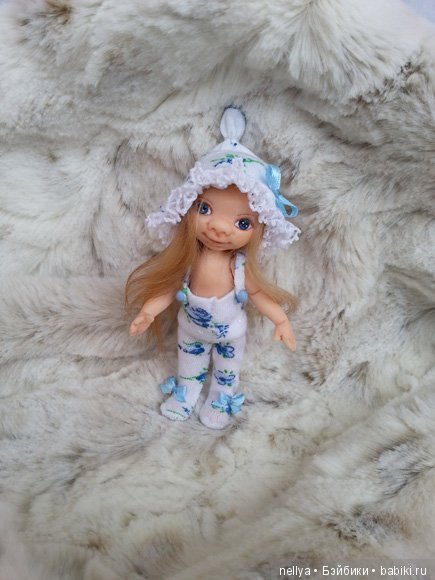 Малюточка. Мини кукла — Авторские миниатюрные куклы: лепка (фото 4)