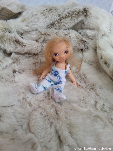 Малюточка. Мини кукла — Авторские миниатюрные куклы: лепка (фото 6)