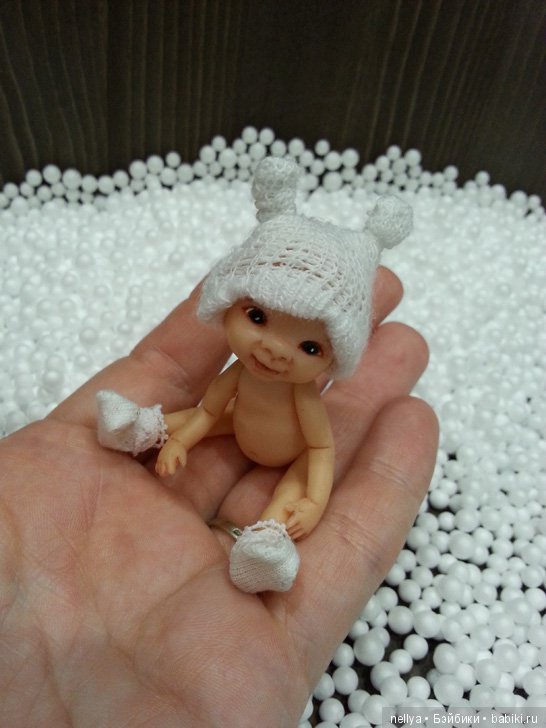 Пузырик. Мини кукла — Авторские миниатюрные куклы: лепка