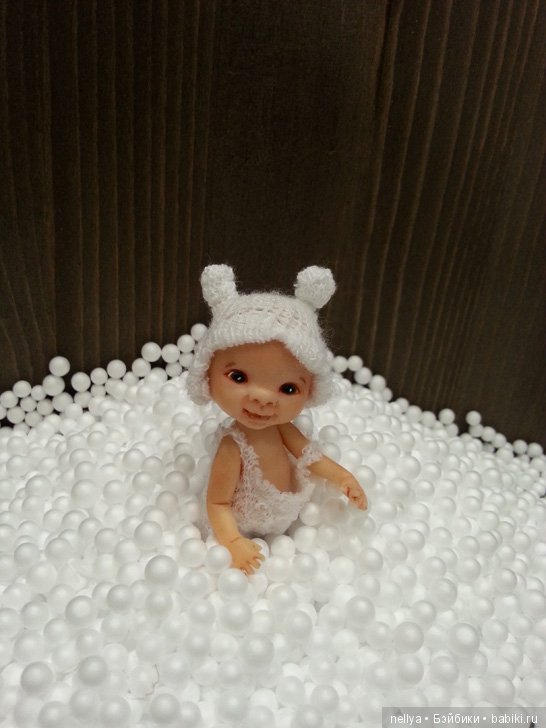 Пузырик. Мини кукла — Авторские миниатюрные куклы: лепка (фото 6)