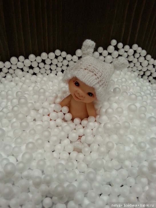 Пузырик. Мини кукла — Авторские миниатюрные куклы: лепка (фото 7)