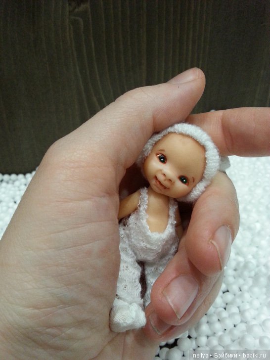 Пузырик. Мини кукла — Авторские миниатюрные куклы: лепка (фото 5)