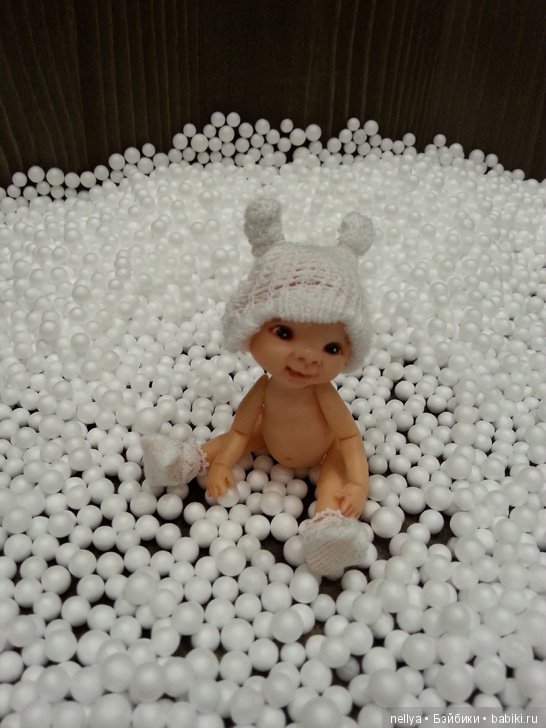 Пузырик. Мини кукла — Авторские миниатюрные куклы: лепка (фото 10)