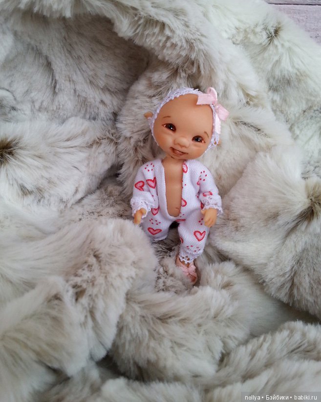 Авторская мини кукла урчной работы Тося (фото 3)