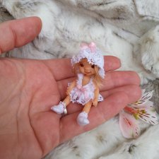 Принцесска, мини кукла ручной работы