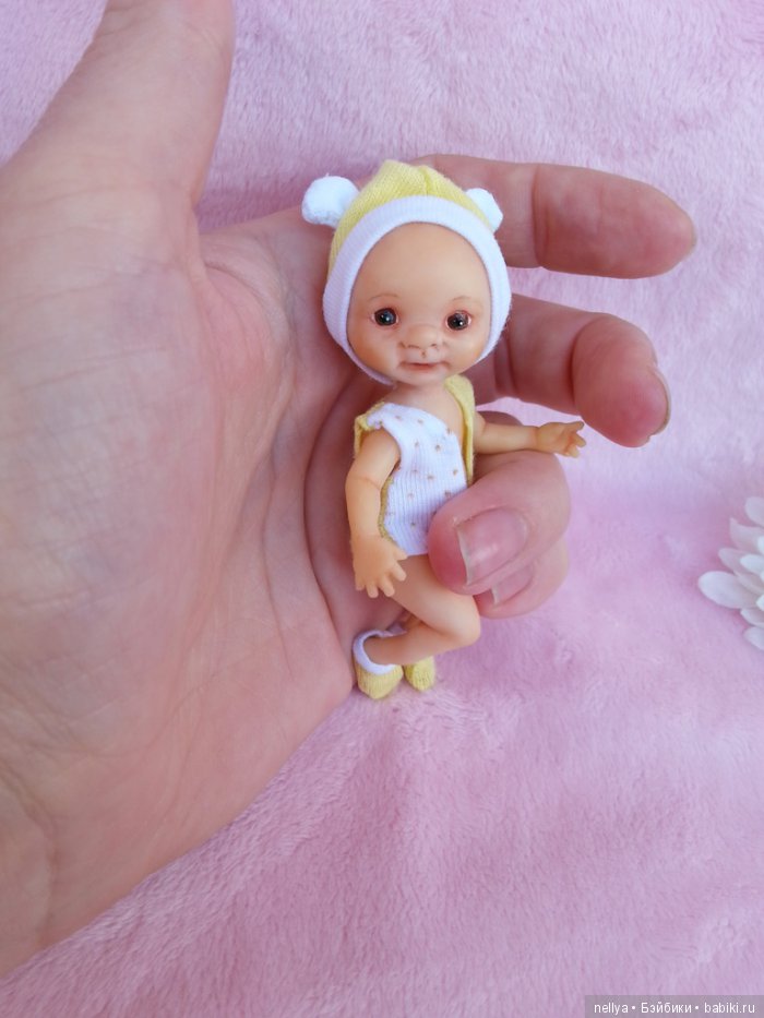 Маленькое солнышко. Мини кукла ручной работы (фото 3)