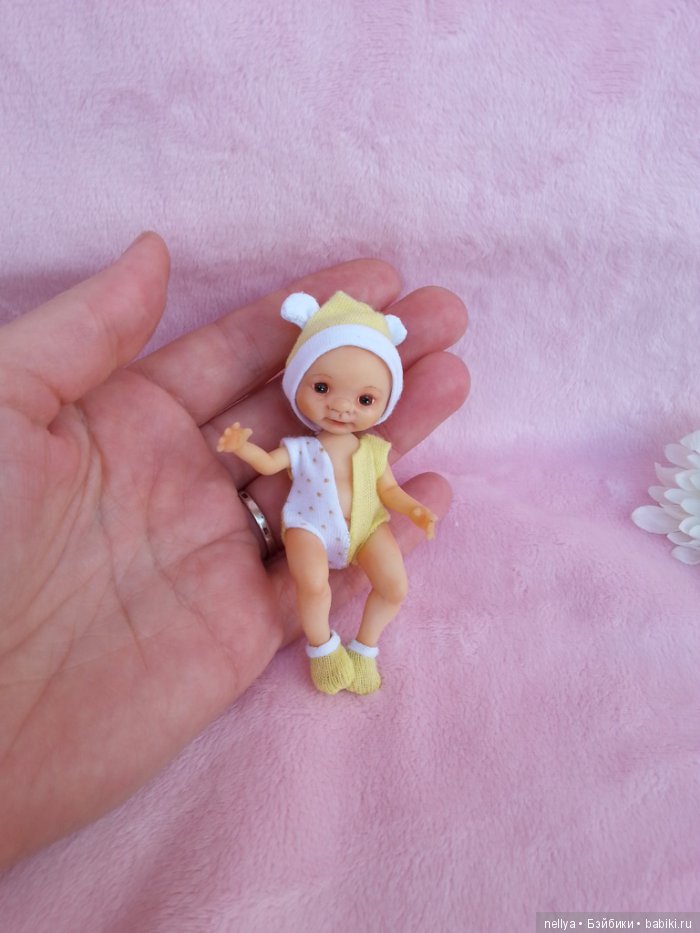 Маленькое солнышко. Мини кукла ручной работы (фото 8)