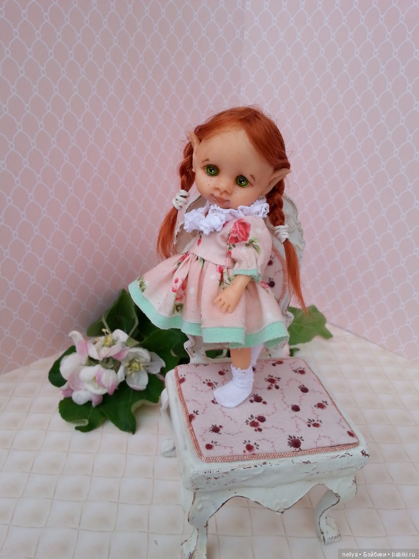 Мини кукла Веснушка — Авторские миниатюрные куклы: лепка