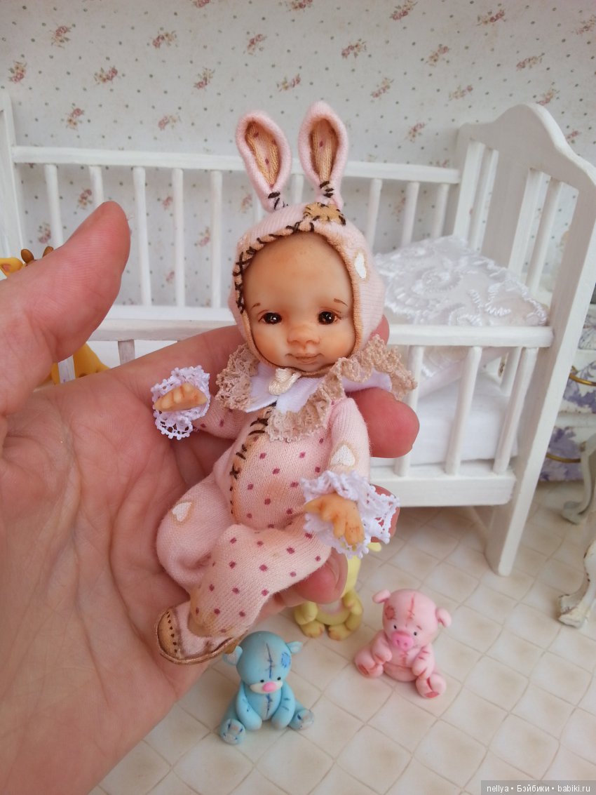 Крошик — Авторские миниатюрные куклы: лепка (фото 6)