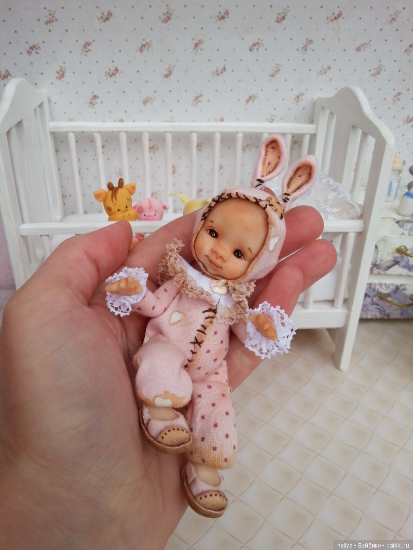 Крошик — Авторские миниатюрные куклы: лепка (фото 8)