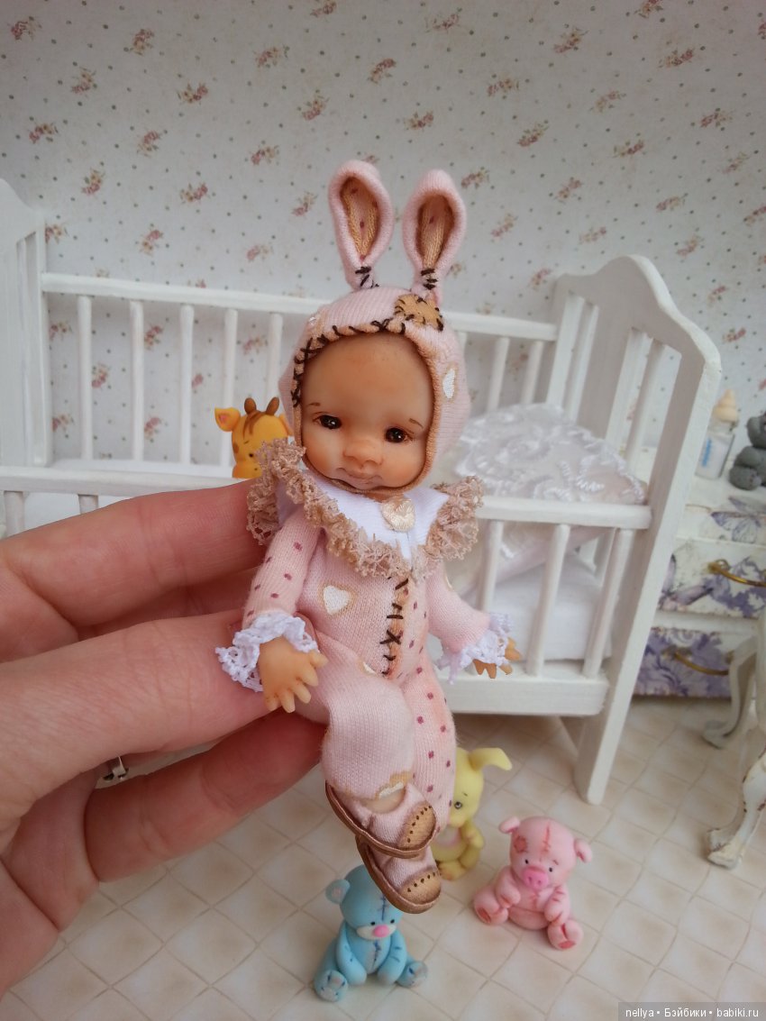 Крошик — Авторские миниатюрные куклы: лепка (фото 7)