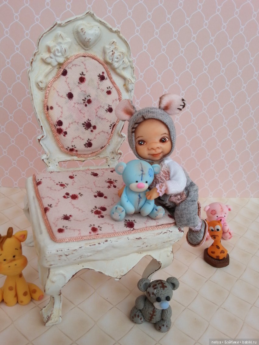 Мышультик — Авторские миниатюрные куклы: лепка (фото 8)